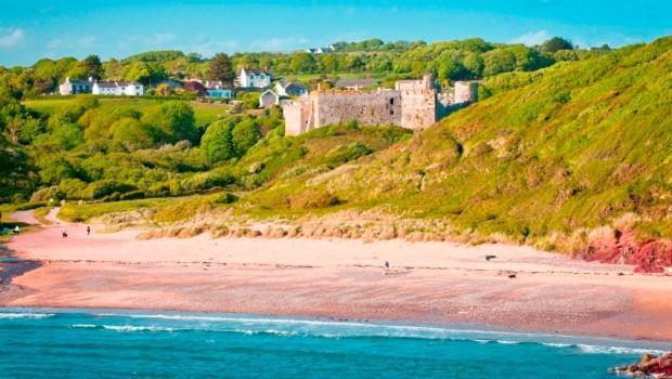 Manorbier Castle Inn Sunset Room מראה חיצוני תמונה